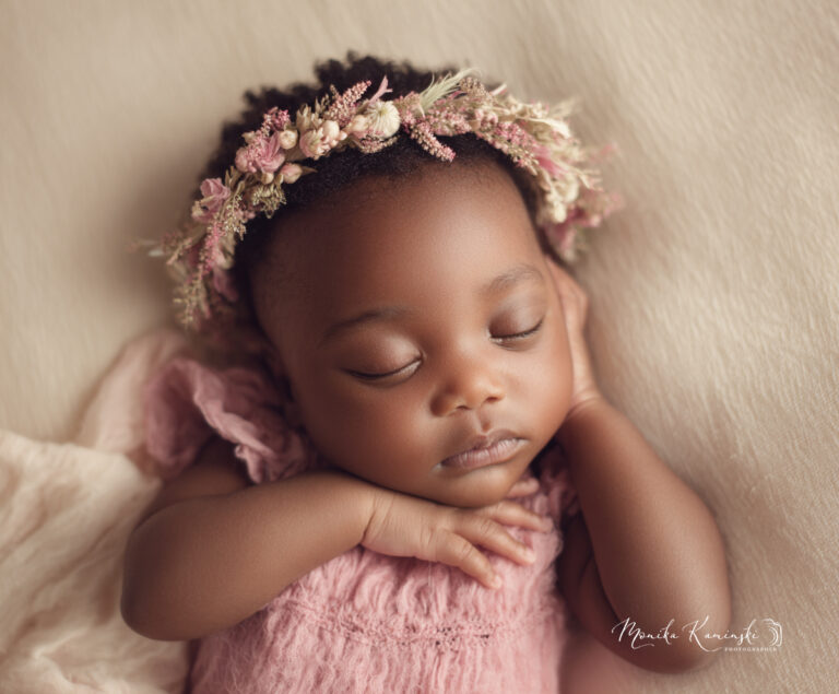Newborn photography session in Windsor Ontario