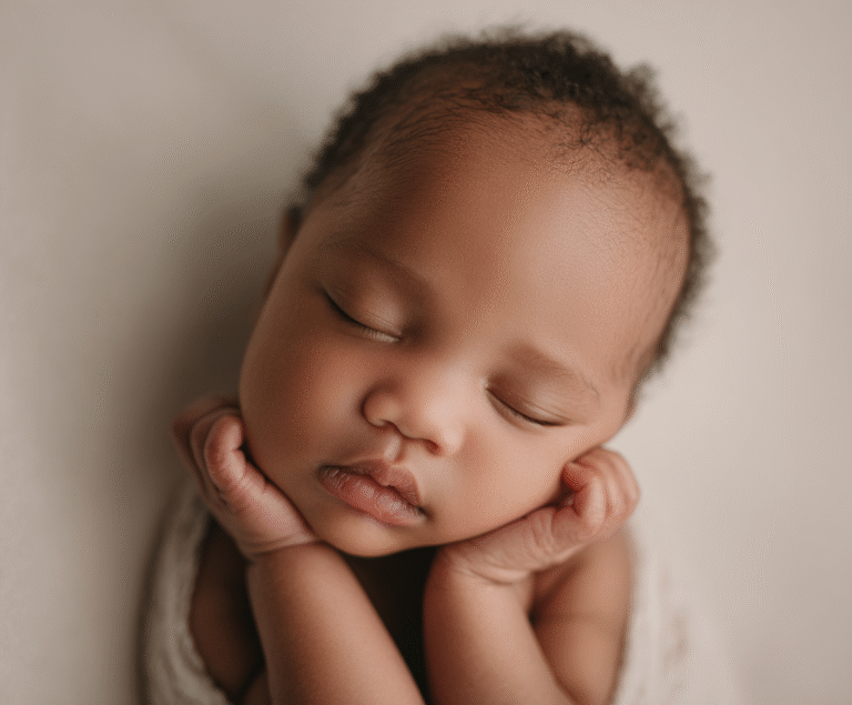 Newborn photography session in Windsor Ontario