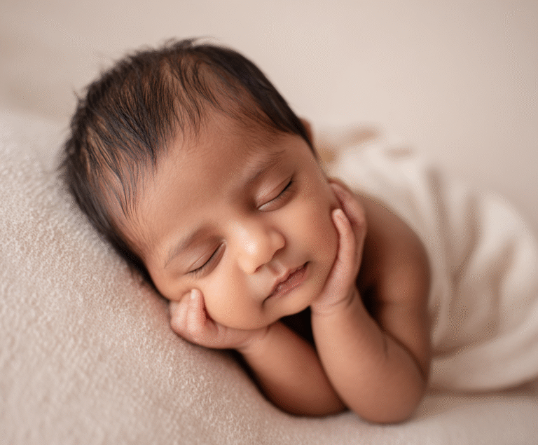 Newborn photography session in Windsor Ontario